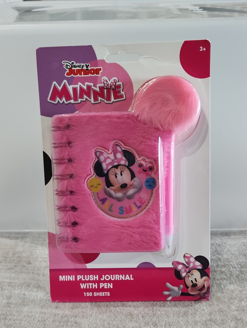 NWT Disney Minnie Mouse Plush Journal & Pen